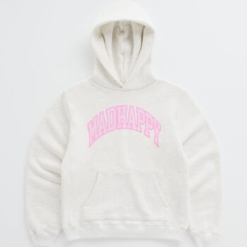 Madhappy Campus Fleece White Hoodie